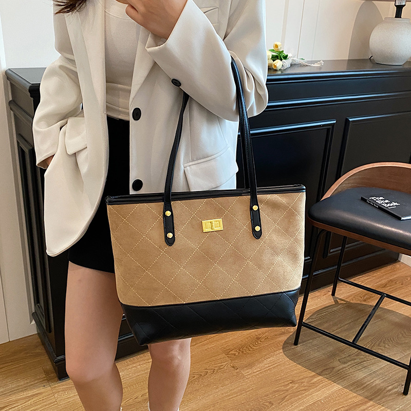 大容量包包女2025新款韩版潮时尚单肩腋下包休闲通勤托特包手提包|undefined