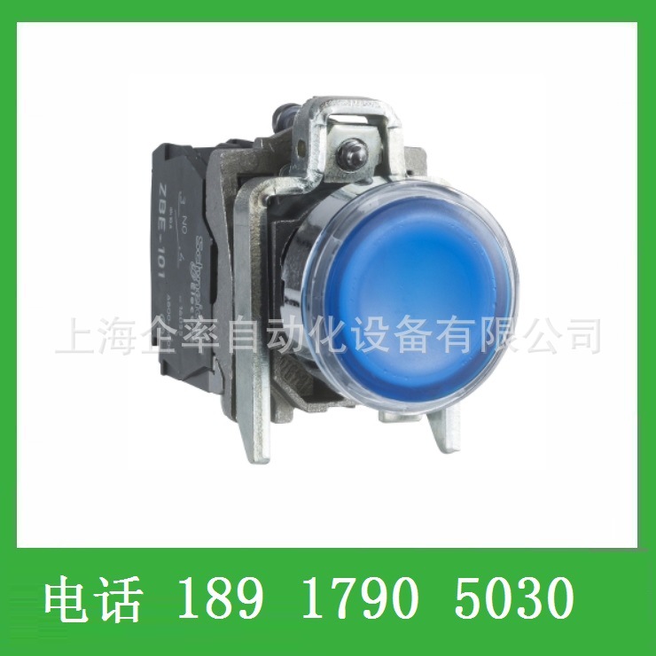 XB4BW36M5平头按钮XB4-BW36M5=ZB4BW0M65+ZB4BW363