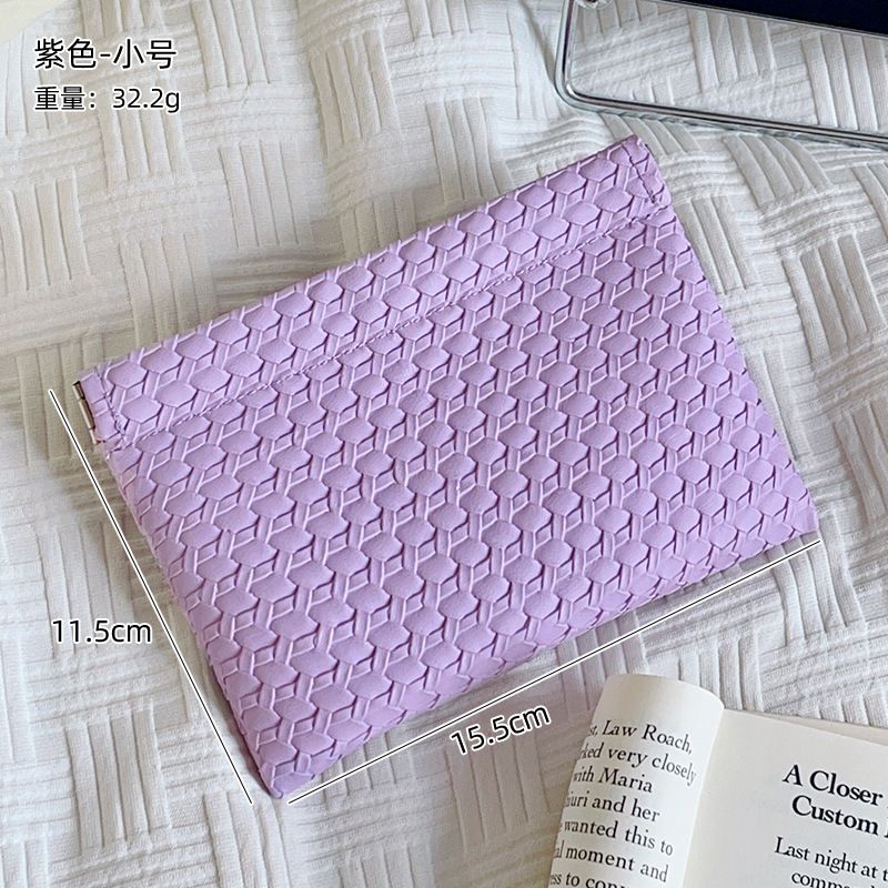 Bolsa de maquillaje simple con modelado integral bolsa de almacenamiento impermeable, corazón de una niña macarrón bolsa de cambio, bolsa de tampón