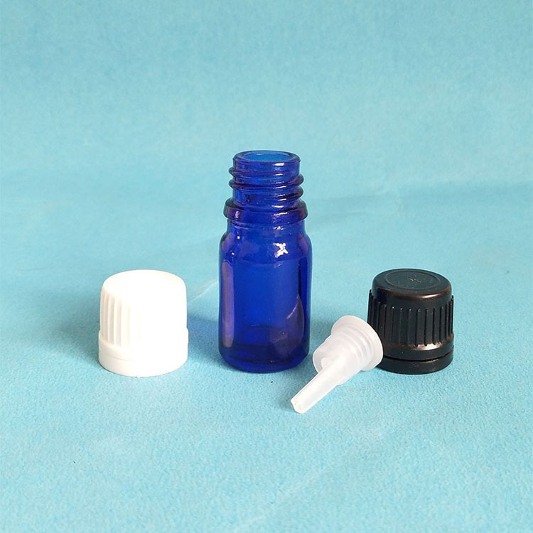 5ML玻璃瓶蓝色瓶精油瓶分装瓶香薰瓶试剂瓶调配瓶滴管瓶