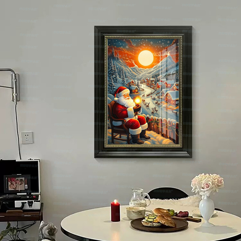 Mona Lisa real bordado cruzado moderno paisaje europeo hermoso sueño bordado a mano bordado cruzado pequeño