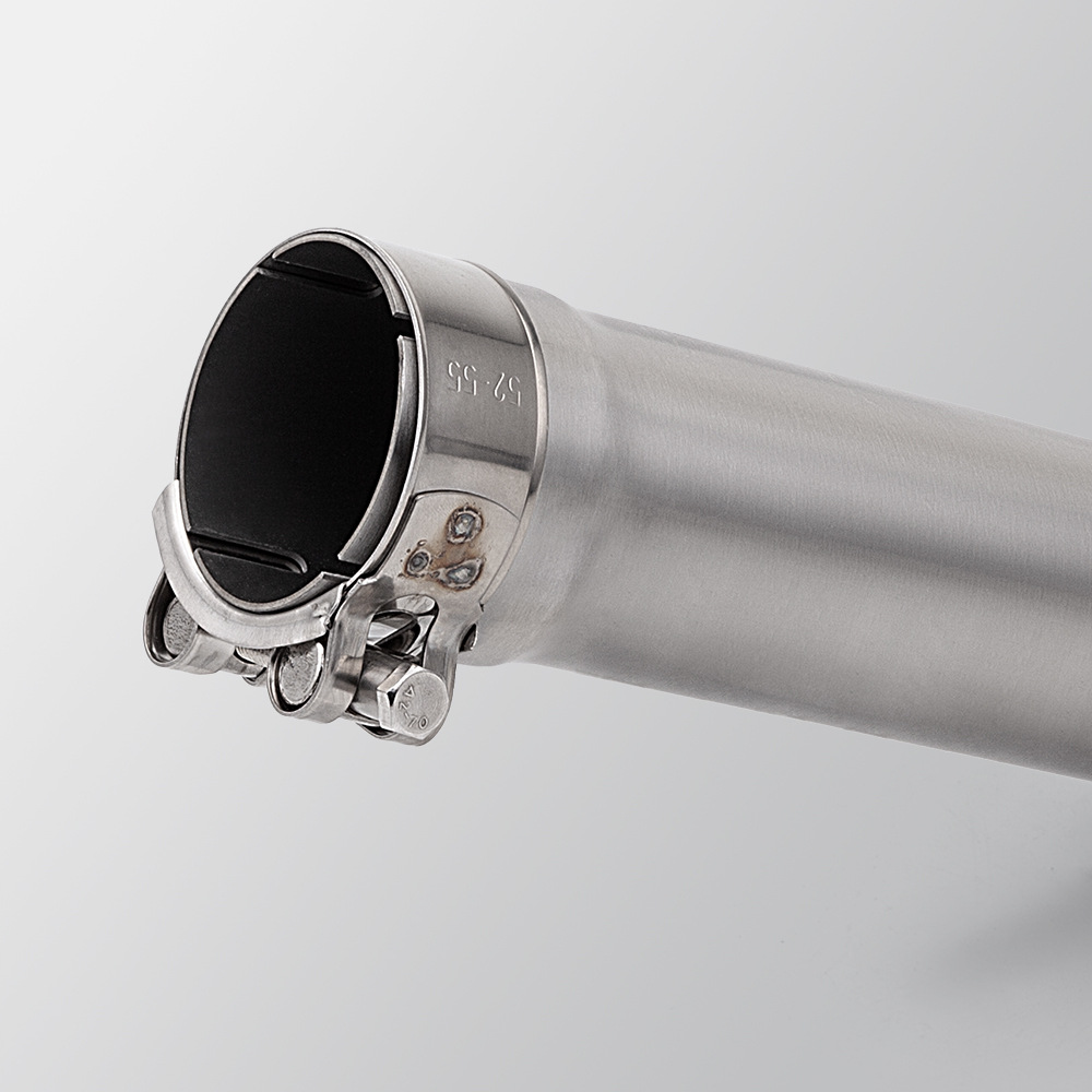 Motorcycle exhaust pipe modification is suitable for high temperature resistant and non-destructive installation of ZX6R stainless steel middle section 2024