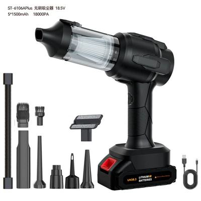 Cleaner, Handheld, Small, Super Powerful, Tozsoranlar - st-6106aplus-brushless-one-touch-dustbin-release-brushless-makita-5-cells1500