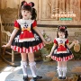 迪士尼生日女童女孩公主裙