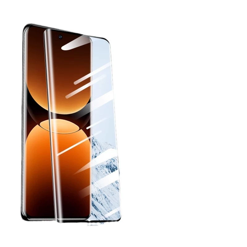 Подходит для Honor Magic6 Pro Ultimate, изогнутое горячее гибкое Porsche защитное закалённое стекло с резиновым краем, защита изогнутого экрана HD