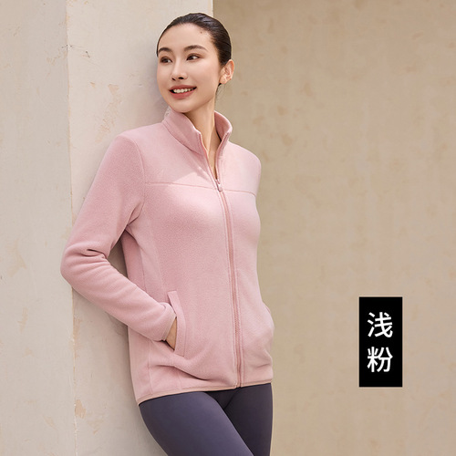 Women's Padded Winter Sweater with Plush Fleece, Casual Open Jacket, Pure Cotton, Zipper Style, Model 8003