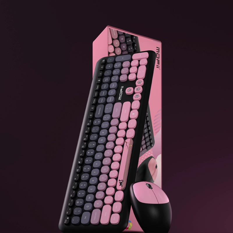 Mofi摩天手666 2.4g無線キーボードマウスセット家事事務用パソコンのノートパソコンは通用します。|undefined