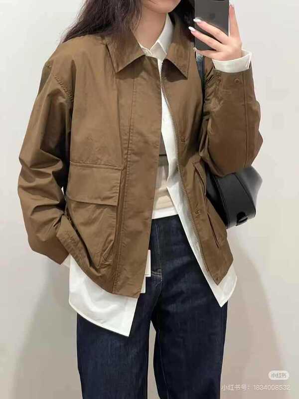 Japanese Style 25 Men's and Women's Cotton Short Jackets Retro Workwear Casual Loose Coat Lapel Jacket 475403 Japanese Style 25 Men's and Women's Cotton Short Jackets Retro Workwear Casual Loose Coat Lapel Jacket 475403