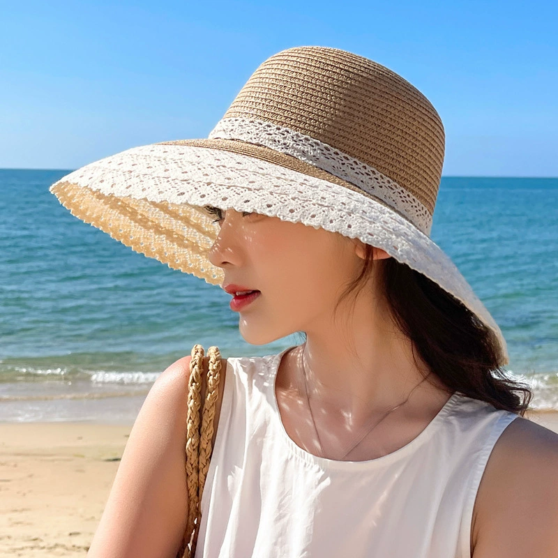 Straw beach sun hat, for teenagers, sun protection, UV protection
