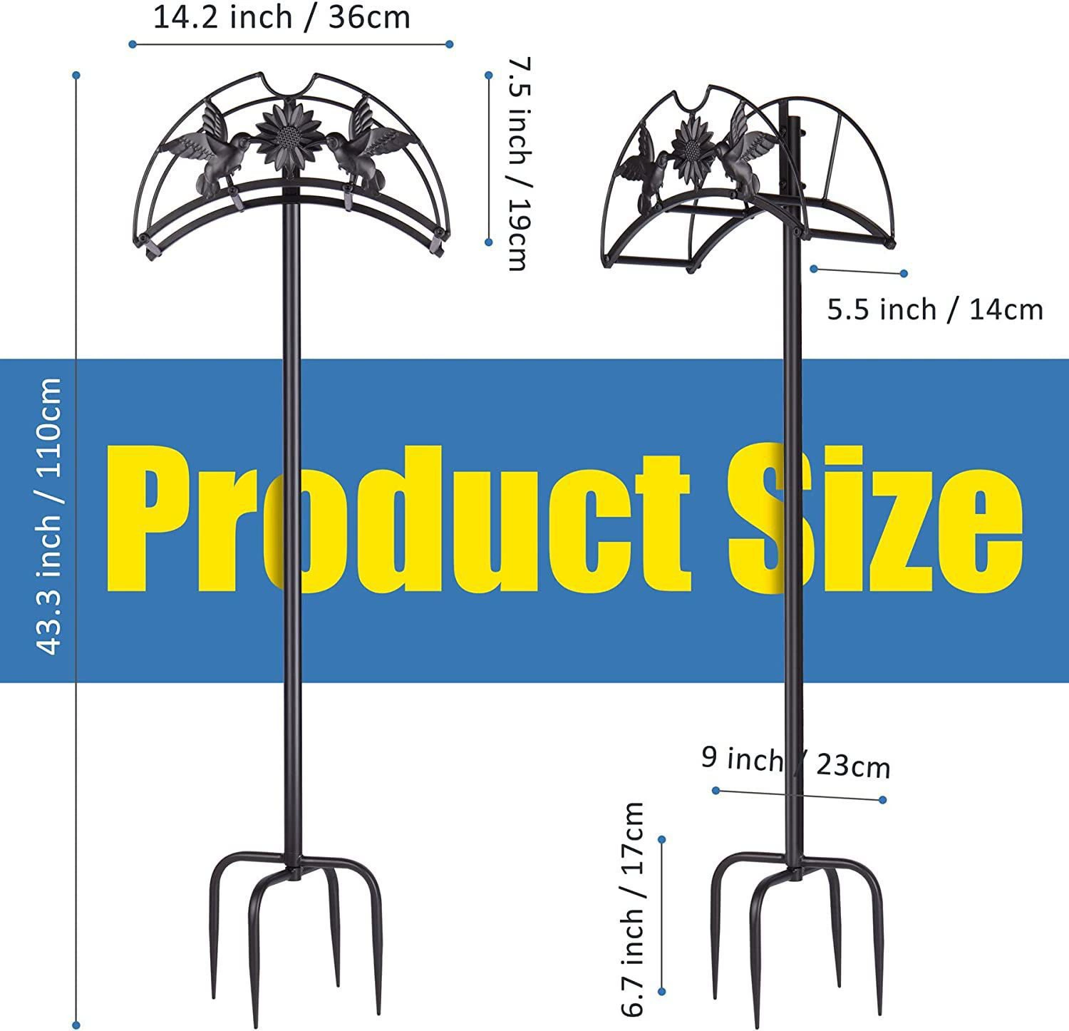 Модернизированный шланг кронштейн металлический шланг кронштейн съемный/ржавый водяной шланг кронштейн отдельно стоящий шланг подвеска