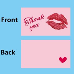 50張/包 賀卡感謝卡、紙卡感謝您的訂單感謝賀卡小型企業感謝卡