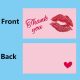 50 pcs/pack greeting card thank you card, paper card thank you for your order Thank you greeting card Small Business thank you card