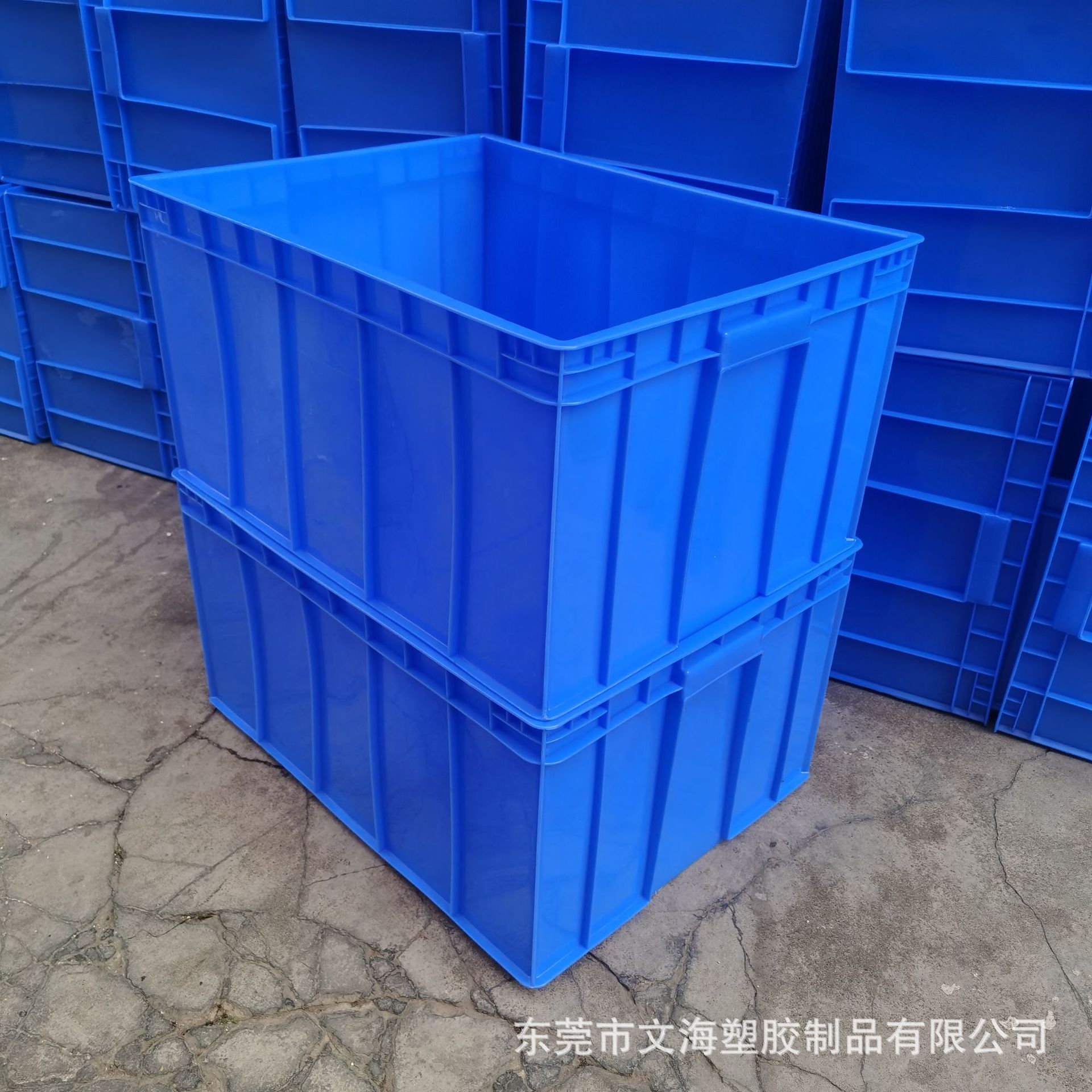 现货供应塑胶箱长方形PE加厚塑料周转箱 五金元件运输胶箱周转箱