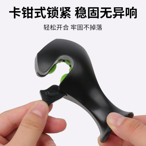 Car seat hooks, car creative high-load hooks, interior accessories, rear seat back hidden double hooks