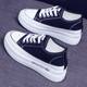 Canvas Shoes for Women New 2025 Spring Versatile Sneakers Thick Sole Breathable Inner Heightening Non-Slip Casual Soft Sole Shoes
