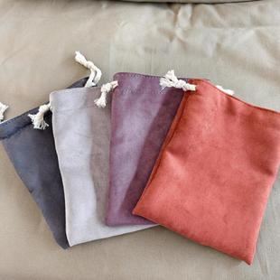 Double-Layer Deerskin Velvet Bead Bag, Bracelet Jewelry Bag, Gift Jewelry Jewelry Bag, Supports Color Picking 14*18 Cultural Toys