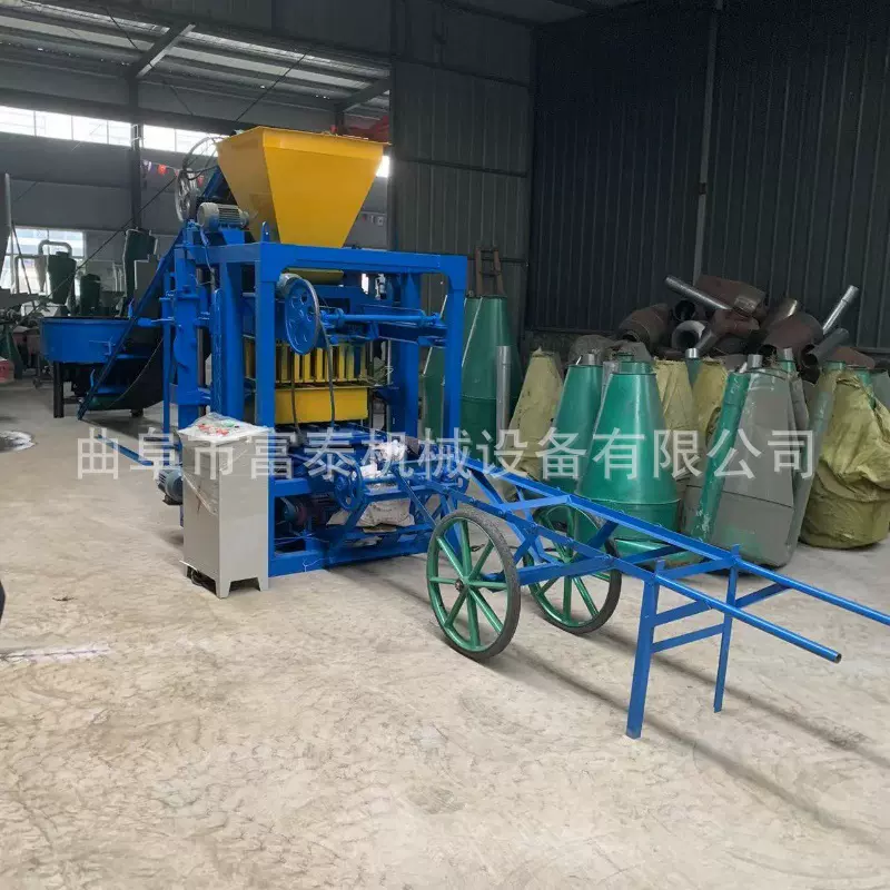 全自动液压混凝土空心砌块成型机矿渣水泥砖机械建筑垃圾制砖机