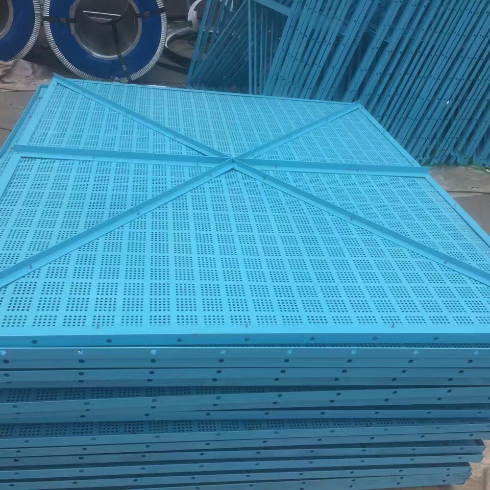 片 高层建筑工地施工爬架网喷塑生产加工金属板网镀锌02555*55圆