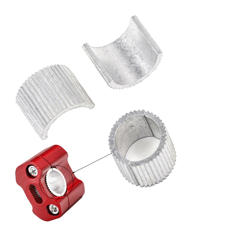 Motorcycle Electric Vehicle Modification Accessories Retro Motorcycle 22mm to 28mm Aluminum Alloy Handlebar Gasket Pressure Code Gasket