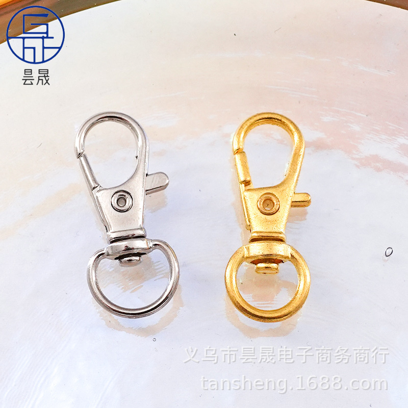 Drop-shaped keychain DIY jewelry accessories homemade keychain material multi-plating color iron luggage hardware Drop-shaped keychain DIY jewelry accessories homemade keychain material multi-plating color iron luggage hardware