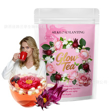 三花茶样生样颜 flower tea 玫瑰茉莉洛神花袋泡茶 跨境订 做