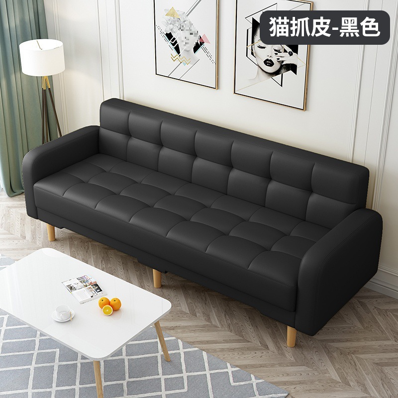 Cat scratch-black / Single seat sofa chair (without armrests) 0.6m