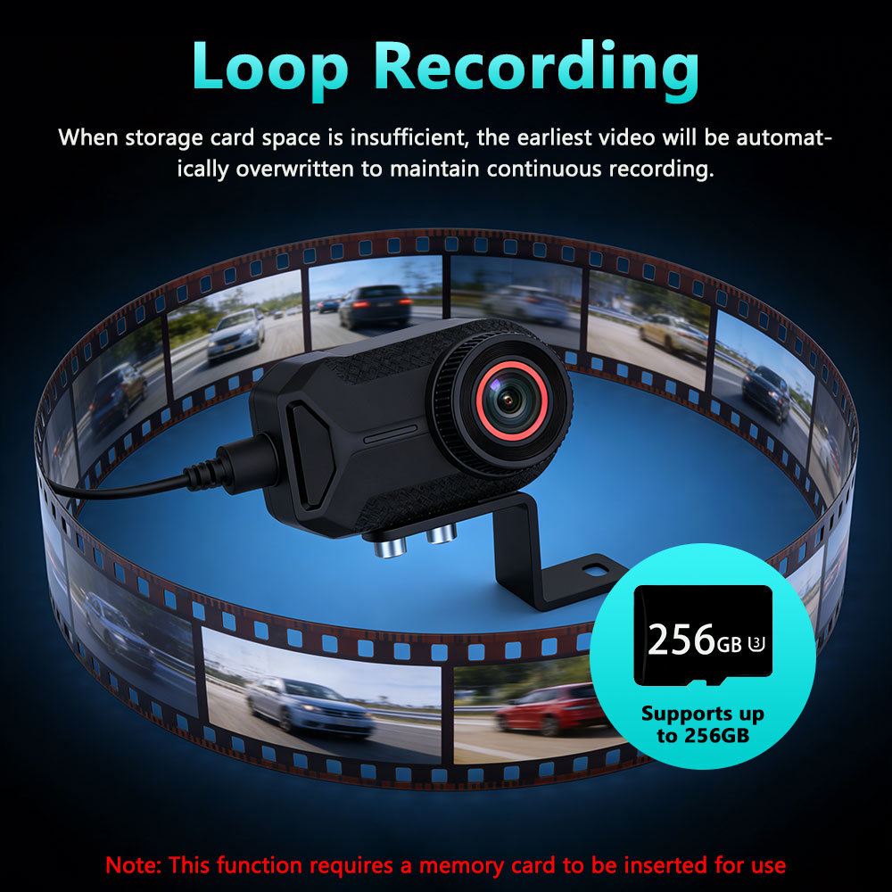Cross-Border Wide-Angle Wifi Waterproof Outdoor Camera Cycling Recorder High-Definition Motorcycle Driving Recorder