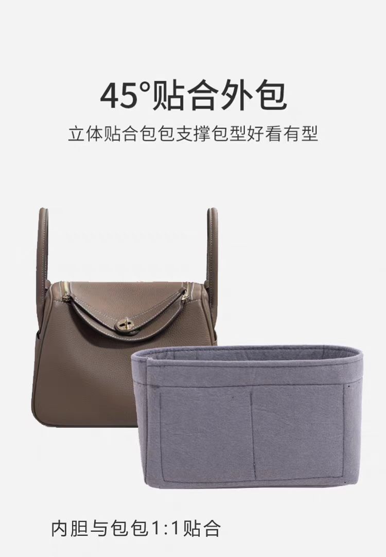 Suitable for Hermes Lin Inner Bag, Mini Bag, Storage and Organization Bag Lining