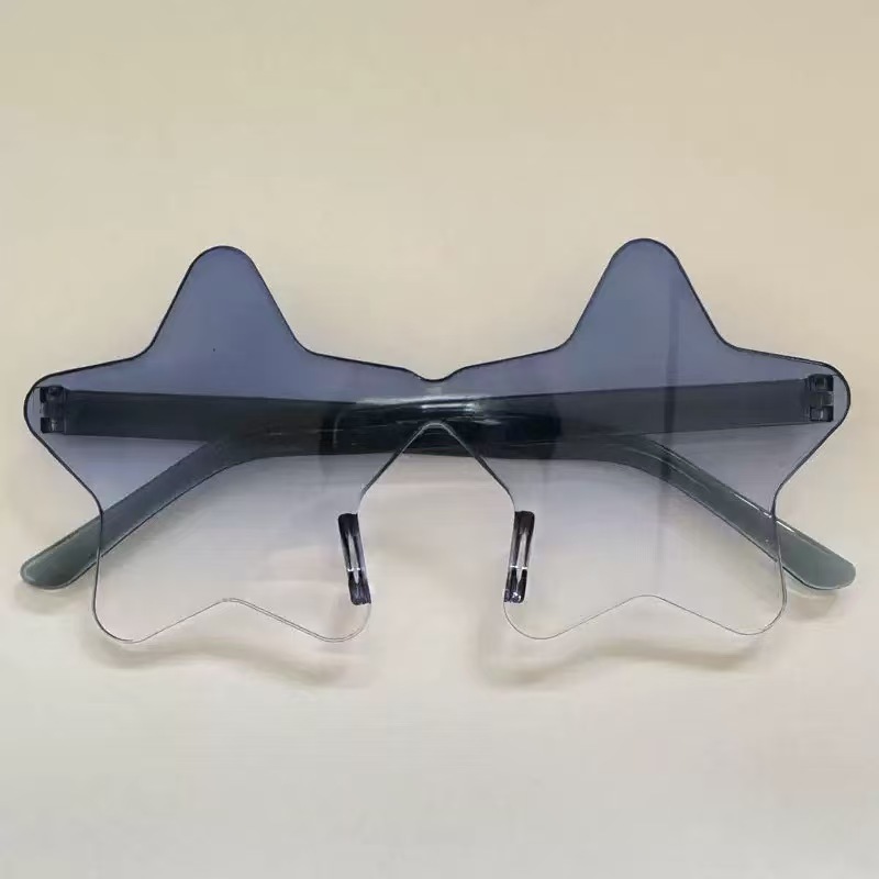 Gafas de Sol con Forma de Estrella para Fiestas de PC Sin Marco