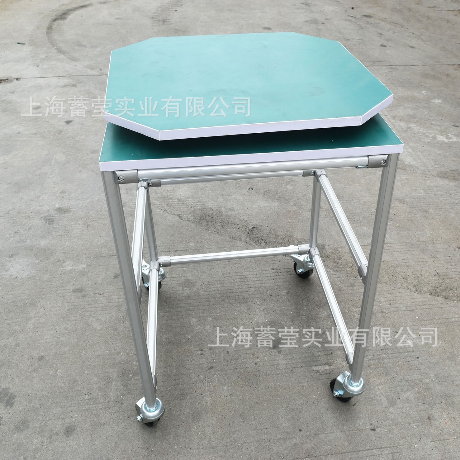 第三代铝合金线棒精益管防静电工装板日本进口旋转工作台推车