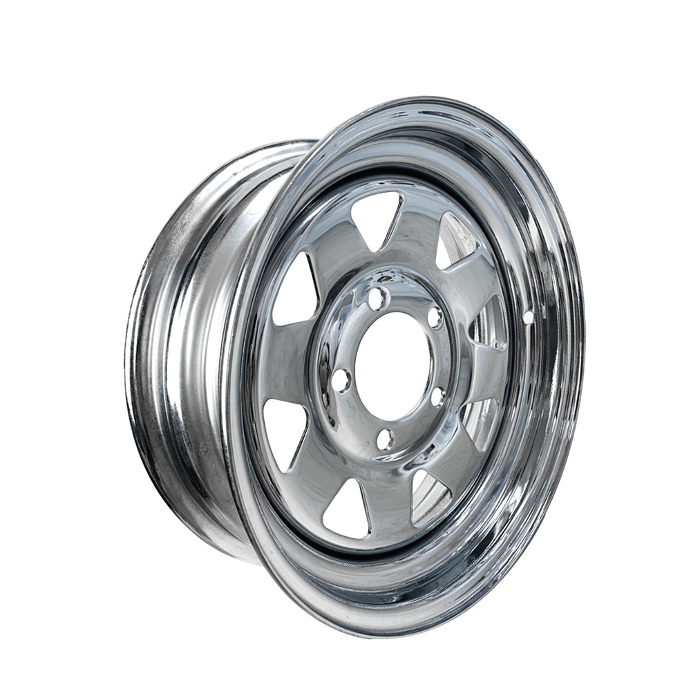 Trailer Steel Rim Hub 12-Inch 13inch 14inch 15inch 16inch Trailer and Rv Accessories Powder-Coated Hot-Dip Galvanized Chrome-Plated