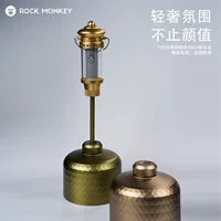 ROCK MONKEY уличный тактический альпийский чехол для бензобака в стиле кемпинга с ромбовидным узором, основание светового столба из алюминиевого сплава