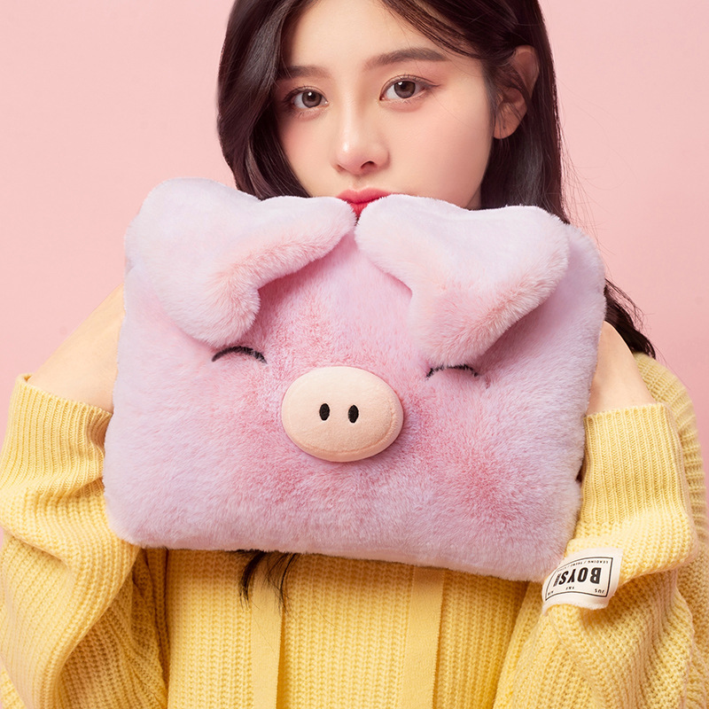 투톤 핑크 돼지