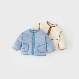 儿童冬季加厚羽绒外套中小童冬季羽绒服宝宝加厚夹克外套外穿衣服