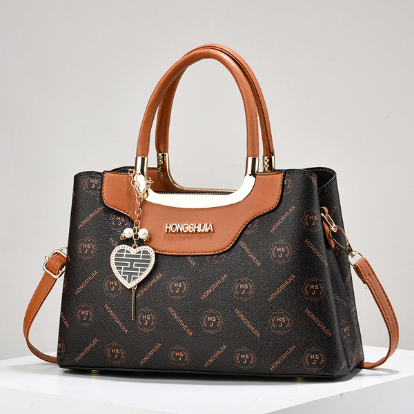 Shoulder bag, handheld capacious one-shoulder bag