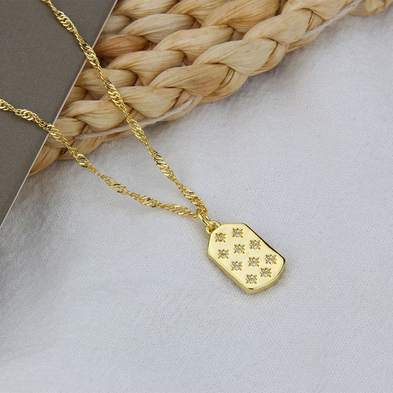 European and American Ins Cross-Border New Arrival Hip Hop Combination Necklace Spot Direct Supply T