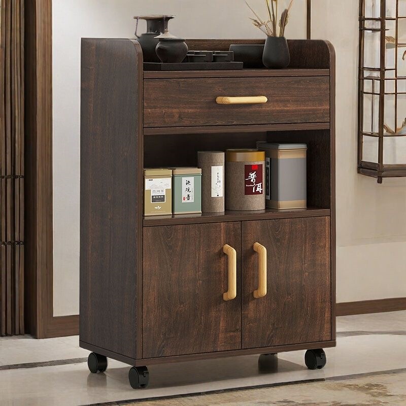 Tea Cabinet, Household Storage Cabinet, Living Room Wall-Mounted Cupboard, Household Multi-Functional Kitchen Cabinet, Storage Cabinet, Low Cabinet, Sideboard Cabinet