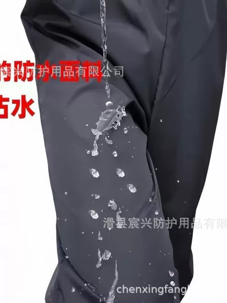 Reinforced Waterproof Pants That Are Scratch-Resistant, Waterproof, Wear-Resistant, Dust-Resistant, and Dirt-Resistant, Unisex Waterproof Pants, Black Waterproof and Oil-Proof Pants