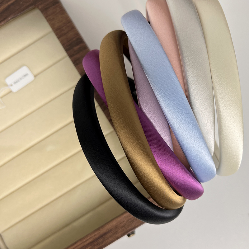 Fashion Solid Color Cloth Hair Band display picture 2