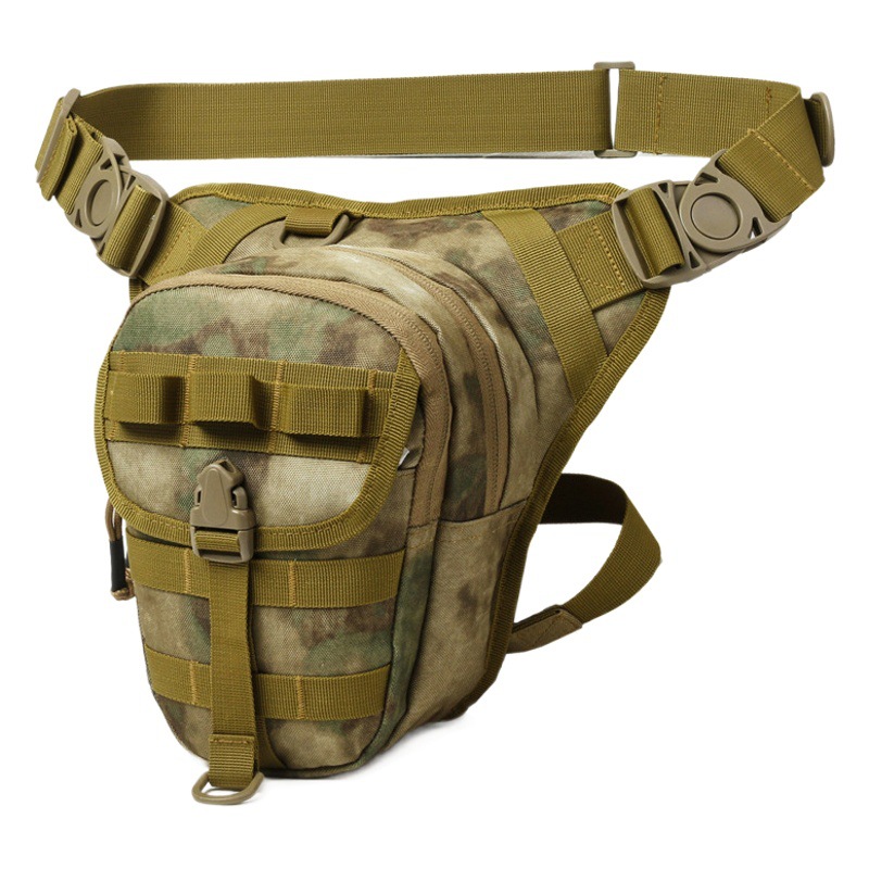 Luya bag multi-functional tactical waist and leg bag camouflage sports riding motorcycle messenger bag outdoor fishing waist bag for men and women