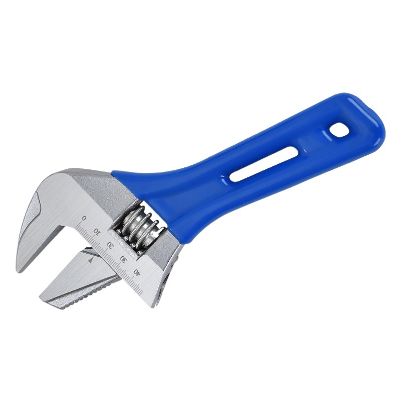 Fabricante tubo ajustable llave mango corto de gran tamaño llave abierta luz ajustable llave multifuncional herramienta de baño llave