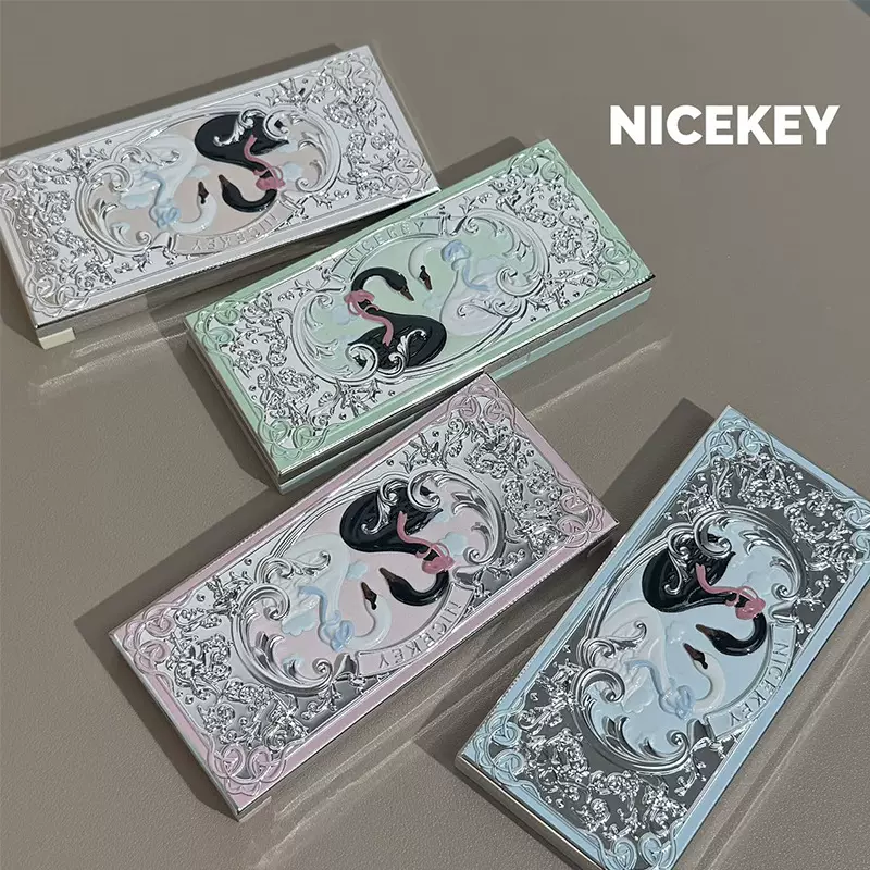 NICEKEY粉色芭蕾十色眼影 粉棕系清冷妆通勤妆多妆容眼影批发