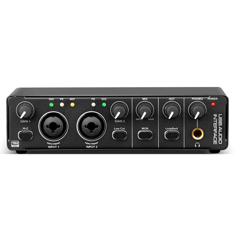 外部録音サウンドカード USBコンピュータ音楽制作・ダビング・レコーディングスタジオ機器 携帯電話ライブ配信・歌用プロフェッショナルサウンドカード|undefined