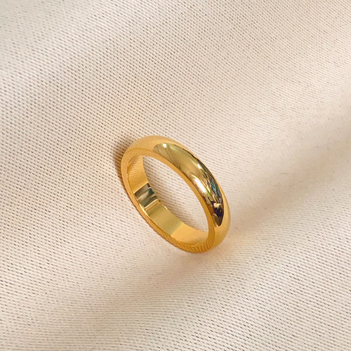 Titanium steel ring for both men and women, classic style, new Chinese small design, simple band, non-fading, couple's index finger rings, non-fading