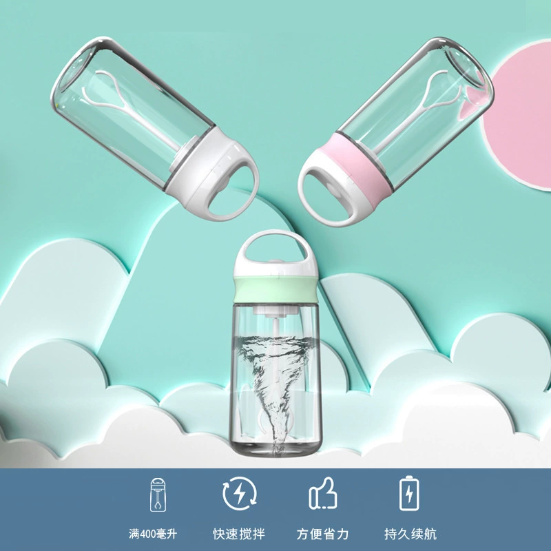 Electric mixing stick, baby rocker for water with glass, material