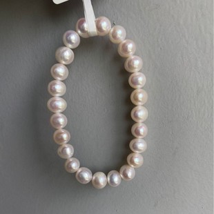 Authentic Zhuji Pearl Thief Bright 6-7m Natural Freshwater Pearl Bracelet Almost Flawless Bracelet Supports Quality Inspection and Gift Giving