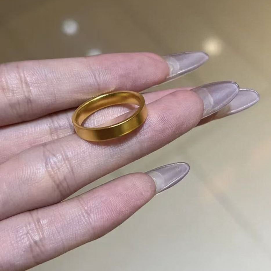 Minimalist Diamond Ring For Women Adjustable Korean Style Design_voghion.com