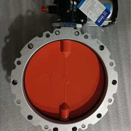 D641X-10L 气动双作用铝合金材质蝶阀  粉尘蝶阀图片