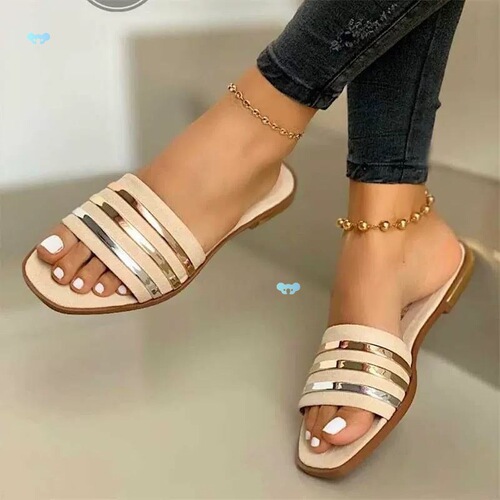 Women's flat sandals big size 43 summer shoes