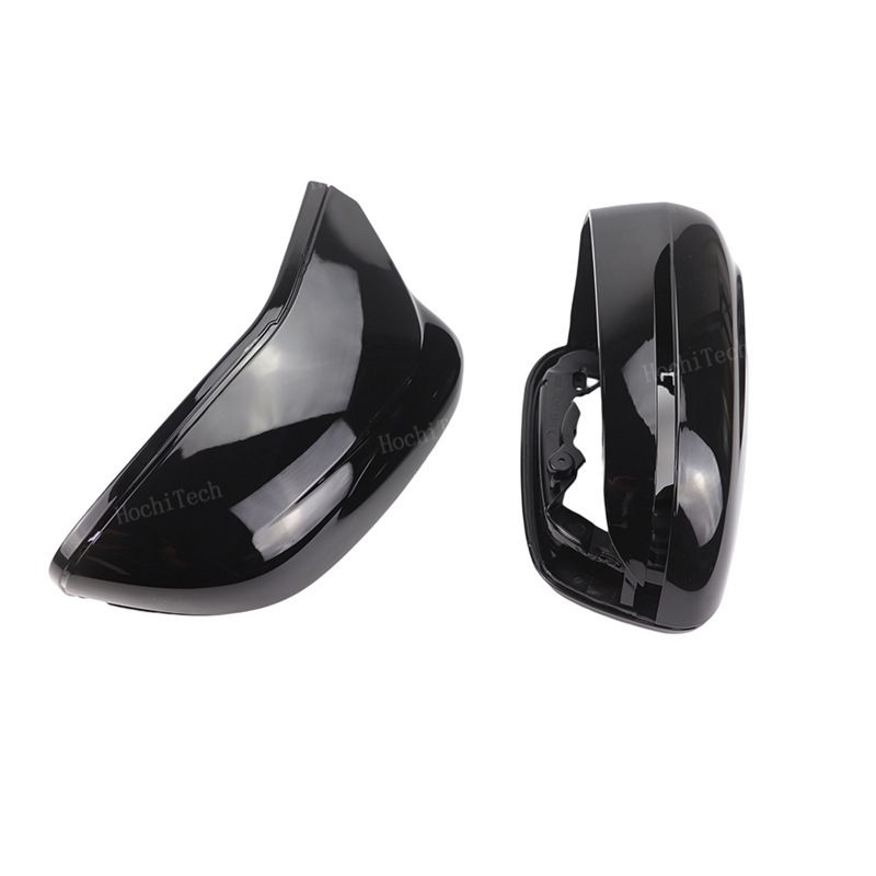Suitable for Bmw 3 4 5 6 7 Series G20 G30 Modified M5 Mirror Cover 4-Piece Set Carbon Fiber Black Horn Rearview Mirror Housing